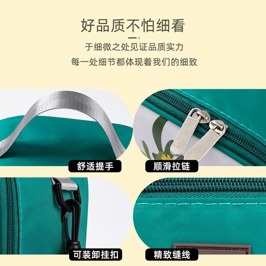 9i9背奶包冰包冷藏保鲜储奶上班外出双层便捷妈咪包斜挎带蓝冰A45绿