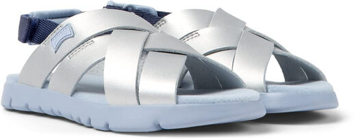 CAMPER Girls' Slingback Flat Sandals Medium Gray 012 3.5 Older Kids