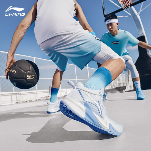 Li Ning Light Speed ​​1.0丨Basketball Shoes Men's Shoes Lightweight Breathable Cushioning All-Round Professional Competition Shoes ABAS041