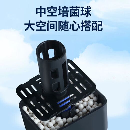 SOBO Water Fairy Filter Fischtank Sauerstofffilter integrierter Maschinen kleiner Fischtank Wasserreinigung Zirkulation Drei-in-Eins-Guppy Bass 4W SB2601 MITTRIG