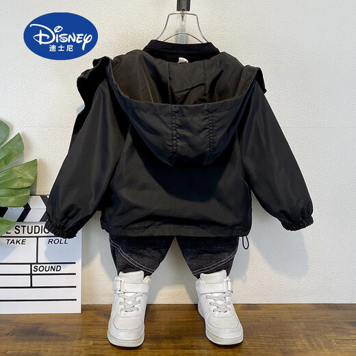 Disney (Disney) Boys Spring Jacket 2024 Nouvelle veste à la mode pour enfants Tops beau bébé printemps et automne
