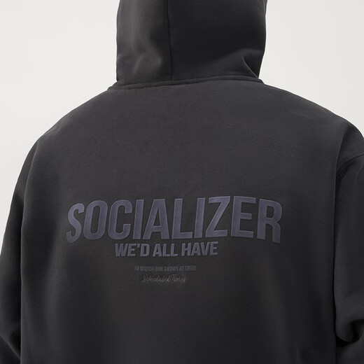 Made in Tokyo, velvet cardigan sweatshirt for men, spring and autumn, loose, versatile coat for couples, men's long sleeves, dark rock gray XL