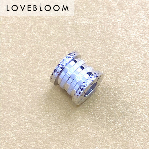 Blooming love (LOVEBLOOM) platinum small waist pendant PT950 necklace pendant gold pendant platinum transfer bead platinum clavicle chain gold necklace small waist pendant about 2.5 grams with silver chain