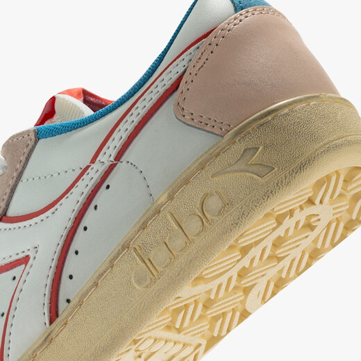 Diadora Diadona Women's Shoes Zapatos de baloncesto Classel Lavado de piedra Viejas zapatillas Retro Board Zapatos Mágicos White/Rose Pink/C9866 38