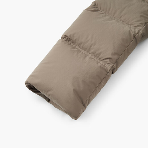 Aijutu Einfache, atmosphärische und modische lange Kapuze -Down -Jacke ewraj4n728a dunkelbraun 87 155/80a/s
