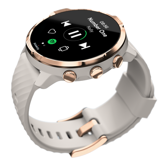 SUUNTO Suunto 7 Smart Sports Dual System Watch Beidou GPS Running Cycling Swimming Touch Screen Multi-Function Watch Sandstone/Sandstone Rose Gold