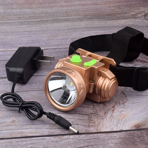 Humian headlamp led strong light long-range lithium battery rechargeable outdoor night riding fishing head-mounted miner's lamp high brightness flashlight lithium battery + two-speed dimming charging 10000k