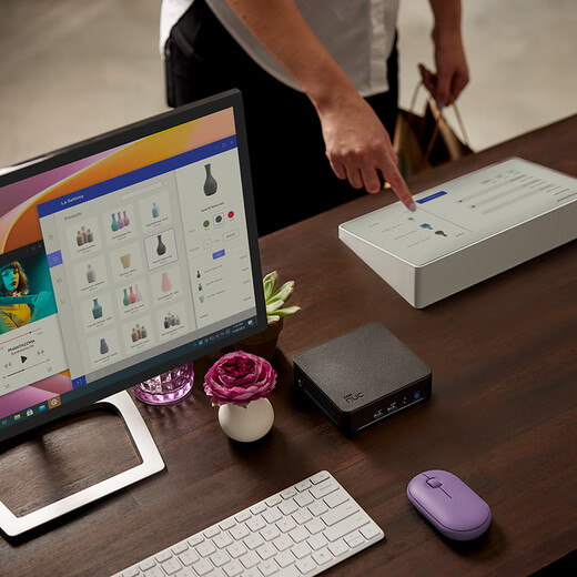 ASUS (ASUS) NUC13Pro Intel Core i7-1360P Arena Canyon NUC13ANHi7/ANKi7 dual network card commercial office mini computer PC host NUC13ANKi7 thin 16G memory + 512G M.2 NVMe SSD