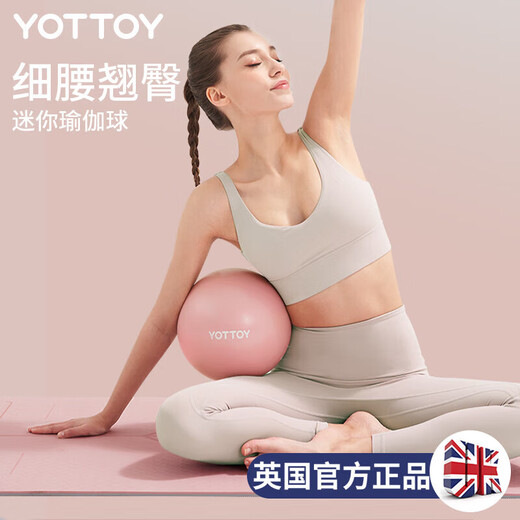 Yottoy Pilates kleiner Ball Schweizer Yoga Ball Mini 25 cm formen Bienen Taille und Butt Fitness Bodybuilding Sport Balance Ball Frauen