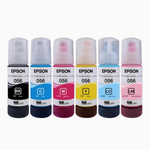 爱普生（EPSON）056原装拆机6色墨水打印机L8058L18058/T674 673墨仓补充装 黄色一支70毫升