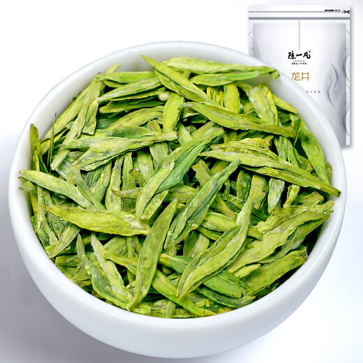 Chen Yifan Longjing tea green tea new tea Mingqian spring tea strong flavor authentic Hangzhou Longjing bag 250g