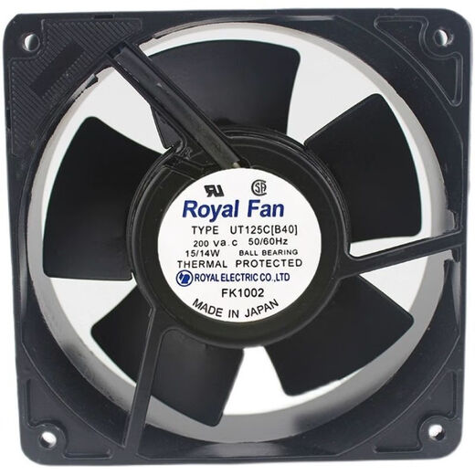 LDVEP Japan Royal Fan 12038 15/14W high temperature resistant cooling fan 200 UT125C [A59]