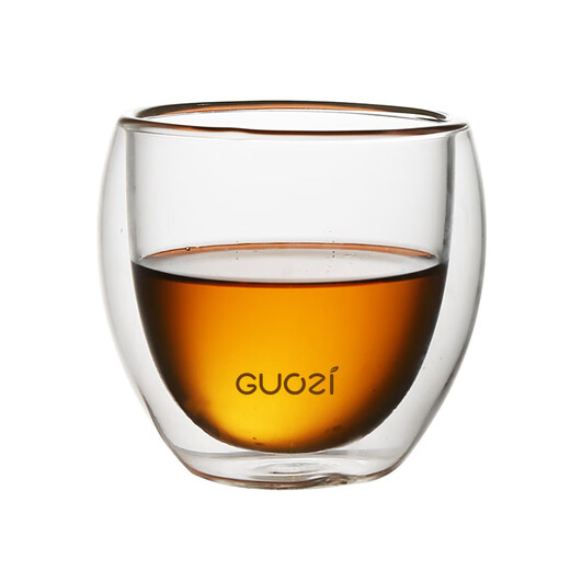 Guozi floral and moist glass tea set, one pot and four cups GZ-S39