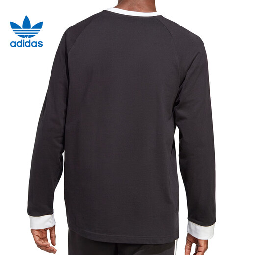 阿迪达斯 （adidas）三叶草男子运动休闲长袖T恤IA4877 IA4877-2024春季 3XL