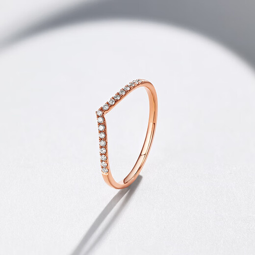 Saturday Fortune 18k gold diamond ring for women, sparkling crown, stacked diamond ring W0210599 No. 16 New Year gift