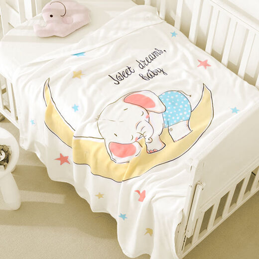 Gauze bath towel 2 layers baby double layer super soft absorbent newborn blanket newborn baby bath bag children's hair lavender 240*200cm single layer thin