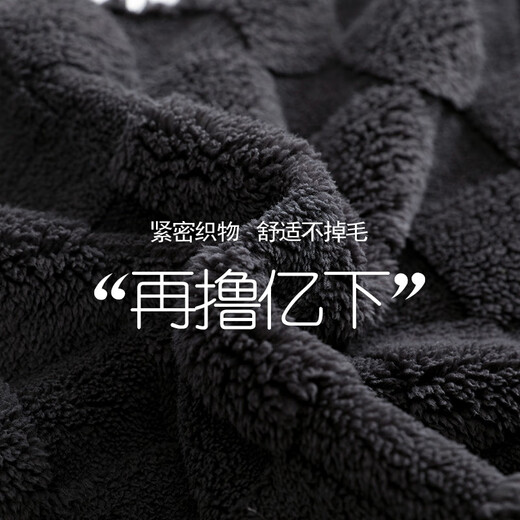猫人男士睡衣秋冬加绒加厚中华绒套头款可外穿家居服套装 QRQM-12004 L