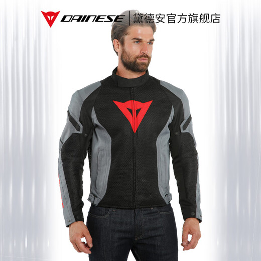 DAINESE丹尼斯骑行服摩托车夏季网眼CE级护具AIR CRONO 2男女防摔透气 691-单色黑(预装CE级护具) 52