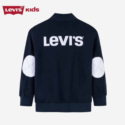 Vêtements pour enfants de Levi's [Même modèle dans le centre commercial] Spring and Automn Style Boys Knited Veste Children's Casual Evergrande Veste Dark Royal Blue 110/56 [Hauteur suggéré 104-110cm]