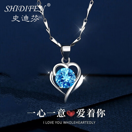 Stephen's birthday gift platinum necklace for women platinum necklace moissanite luxury goods for girlfriend light luxury model S925 local warehouse/next day delivery light luxury model moissanite Ag