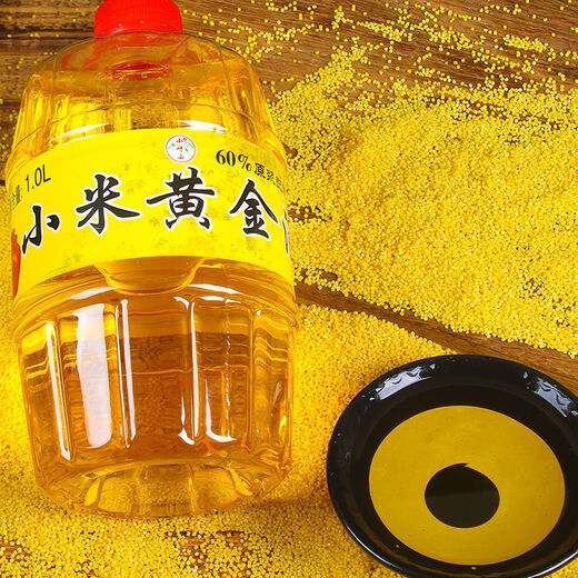杏膳臣小米黄金酒黄小米小米酒正宗小米酒桶装 小米酒每桶1L(一桶)