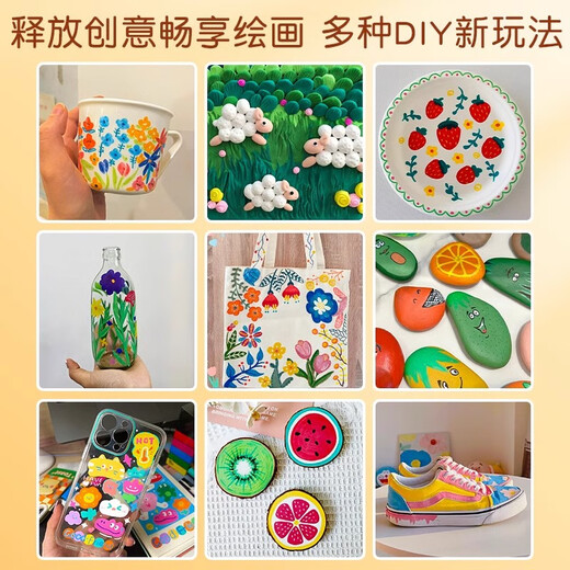 Zhijin gerade flüssiger Acrylmarker Weichköpfe selbst ausgewählte Einfärben monochrom undurchlässige Farbstapelstapelkunst-Kunst sicher nicht toxisch waschbarer Füllungsfarbe Farbstift handbemalte DIY Graffiti Stift Ng693 Blau grau
