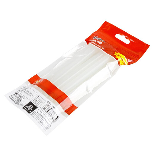 SANTO household hot melt glue gun, handmade diy artifact bonding, suitable for 11mm hot melt glue strips, transparent glue sticks 1625, 8 pieces packed 11mm