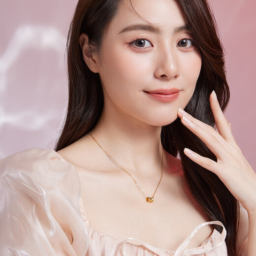 Saturday Fortune (ZLF) 18K Diamond Pendant Small Waist Honeycomb Brilliant Simple Necklace for Girlfriend T Holiday Gift Small Waist Pendant (chain not included)