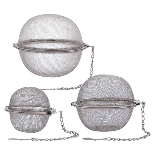 Sheng Gongman seasoning new ball bag stainless steel marinade seasoning ball soup stew aniseed spice box flavor 304 medium seasoning ball 7 cm