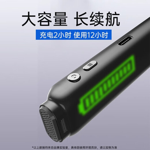 飞利浦PHILIPS 专业录音笔 VTR5010 16G 高清降噪 自带外放 免费PC语音转文字 学习采访会议录音器 VTR5010/16GB/转文本/降噪