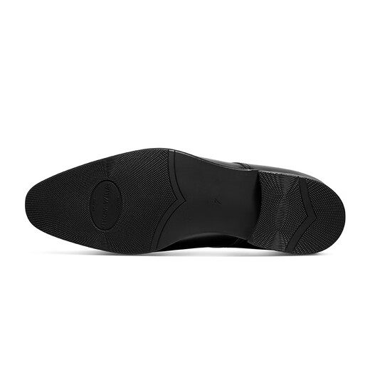 Thom Wills Lederschuhe Herrengeschäftsgeschäft formelle Verschleiß Runde Zehen Derby Schuhe handgefertigt echtes Leather Britisch britische Soft Sohle Männerschuhe Sommer Schwarz D1591-1 42/8 Größe