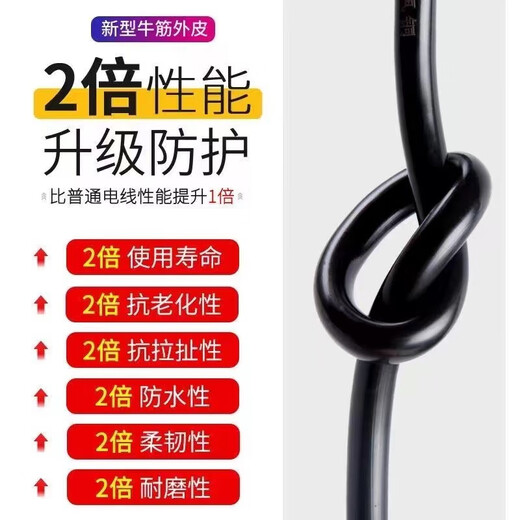 Fil de câble standard national gaine de fil souple domestique 2/3 noyau 1,5 2,5 4 6 mètres carrés cordon d'alimentation triphasé extérieur cuir blanc - norme nationale 3 noyaux 2,5 mètres carrés 3500 watts 10 mètres avec prise de courant ruban stylo électrique