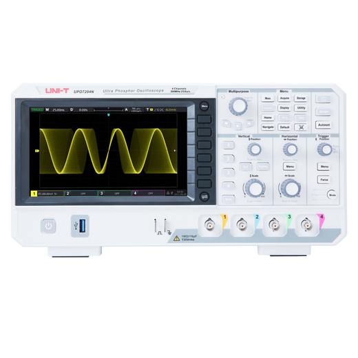 Unilever's industrial digital phosphor oscilloscope has a waveform capture rate of up to 500,000 wfms/s UPO7204N