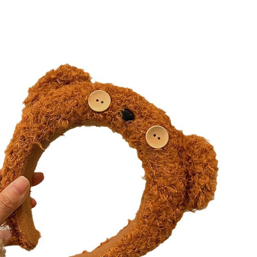 Haiyi Duo Universal Studios same style Tim bear headband plush minion cute face wash headband headband bear bag cartoon Tim bear headband