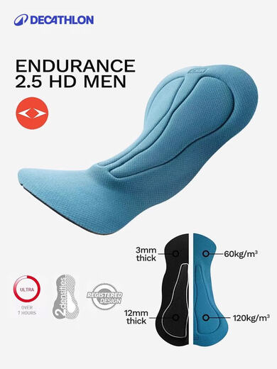 迪卡侬（DECATHLON）双箭头公路山地自行车骑行服装备长袖男士新款RCR上衣衣服 背带裤新黑色 裤垫颜色随机发货 L