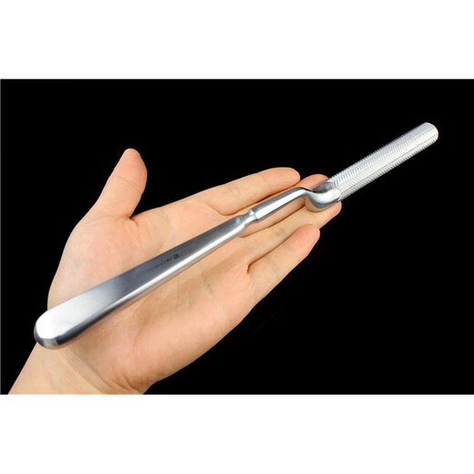 Double-sided bone file bone skeleton JZ Shanghai Golden Clock Orthopedic Equipment Medical Round-headed pointed gun-shaped file animal P14110 Bone file gun-shaped pointed sparse teeth