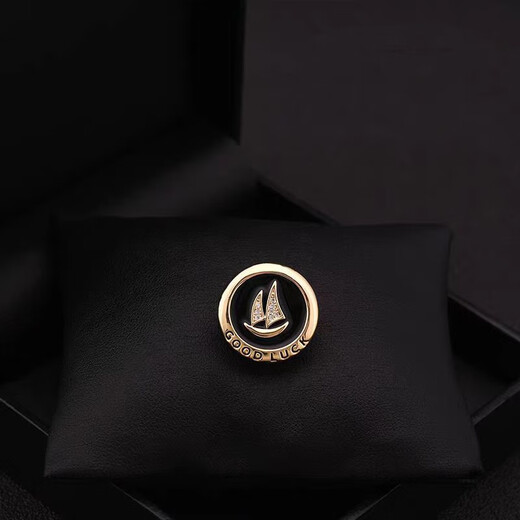 Mr. Ouyang has smooth sailing, men's brooch, suit collar corsage, business lapel pin, navy style badge brooch, brooch, gold A29-101