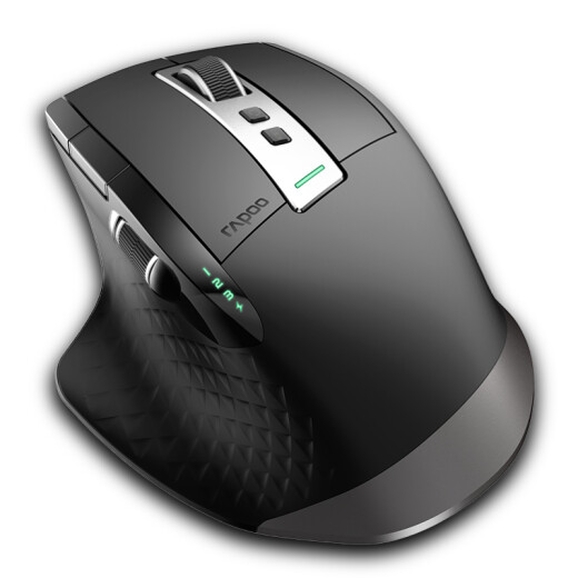 Rapoo MT750S Wireless Bluetooth Mouse Office Mouse Ergonomic Charging Mouse Computer Mouse Notebook Mouse Black