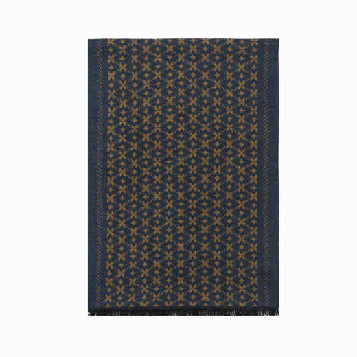 Da Vinci Passwort Herrenseide Jacquard Velvet Schal im Winter Vielseitige Maulbeer -Seidenschalge. Verdickte Warmschal für Freund 1##