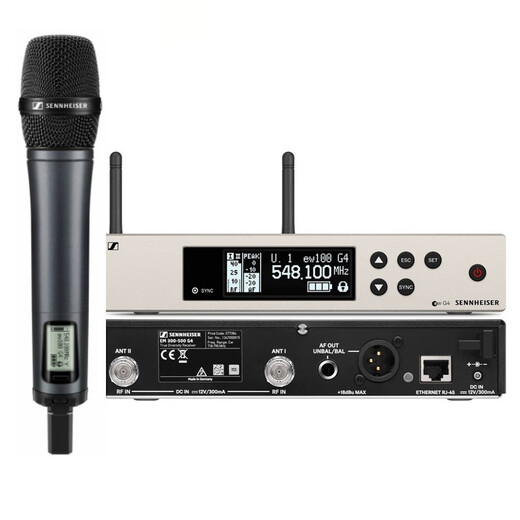 Sennheiser Sennheiser EW100G4 835 945 865/ME2 ME3 ME4 Professional Conferencia de micrófono inalámbrico Discurso Micrófono en vivo Micrófono Micrófono EW100 G4-935S Anillo dinámico en forma de corazón