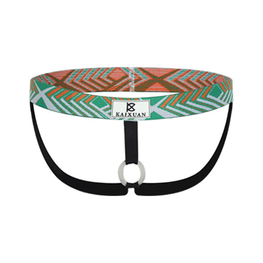 ROSELEX confidential delivery men's thong sexy double thong men's sexy underwear low waist gay night S black-KX006-SD1