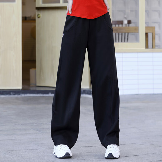 Betzmann Square Dance Clothing Ghost Step Dance Pants Cotton Trendy Brand Pocket Casual Pants Loose Wide Leg Pants 2025 Autumn and Winter New Style Red L (108Jin Jin is equal to 0.5kg -128Jin Jin is equal to 0.5kg)
