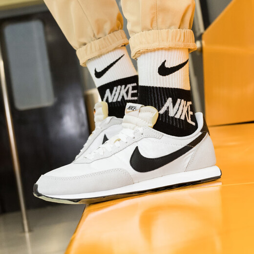 Nike (Nike) Herren-Turnschuhe 2025 Neuer Sommer Retro Trend Leichte Waffelschuhe Student Low Top Casual Schuhe Laufen DH1349-100 Yuan Ancestral Gray 43