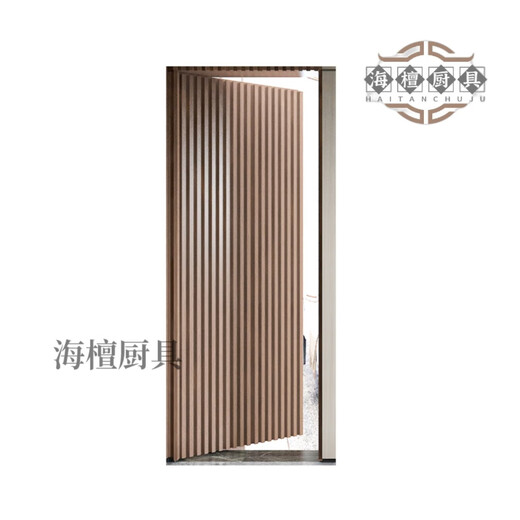 妙普乐2024新款隐形门和墙一体背景墙格栅门格栅暗门木饰面卧室门暗门隐 设计师一对一 设计