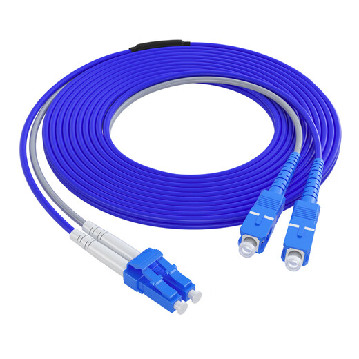 Nokoxin Telecommunications-Grade-Glasfaser-Jumper Single-Mode-Dual-Core-LC-LC Gigabit 10 Gigabit gepanzerte Schwanzfaser-Kabel-Anti-Ratte, gereisige und biege anpassbare gepanzerte Einzelmode-Dual-Core-LC-SC 50 Meter