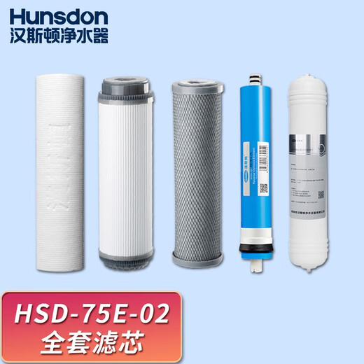 Hanston Water Purificant Ensemble complet d'éléments de filtre HSD-15 / 02/1503 / Z1 / C1 / 1611/07/320EY 15PRO ENSEMBLE FULLE Éléments de filtre