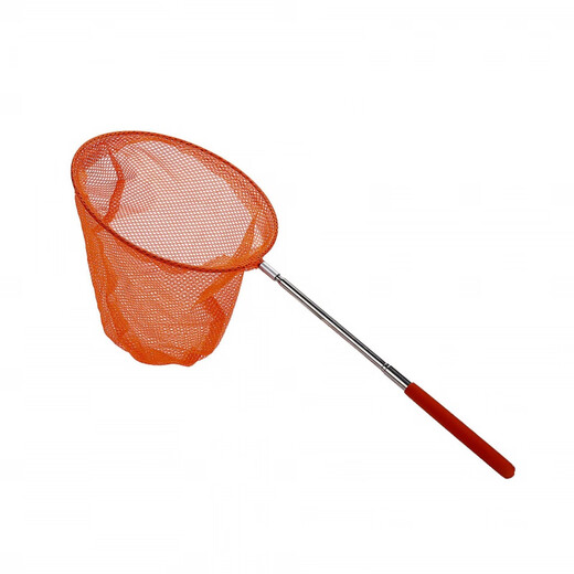 Lure invincible stainless steel retractable fishing net, children's insect net, butterfly net, dragonfly net, fishing net bag, fishing net, purple insect net 1