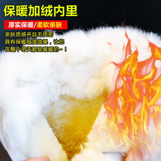 DIBOFEI雪地靴女鞋2025新款靴子加绒鞋子加厚棉鞋冬季冬靴厚底马丁靴冬鞋 米色（加绒） 37 (235mm)