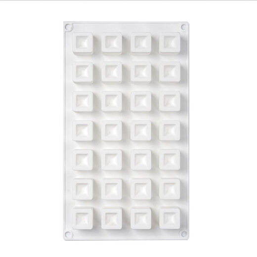 Multi-concave small Rubik's Cube Mousse Silicone Mold French Pastry Pudding Sandwich Baking Equipment 28 Concave small Rubik's Cube Mould 1049