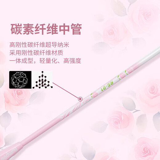 薰风（KUMPOO）新款碳素纤维羽毛球拍RS01对拍超轻熏风k520pro入门初学训练球拍 RS-01对拍 初恋粉+碧落蓝 成品拍